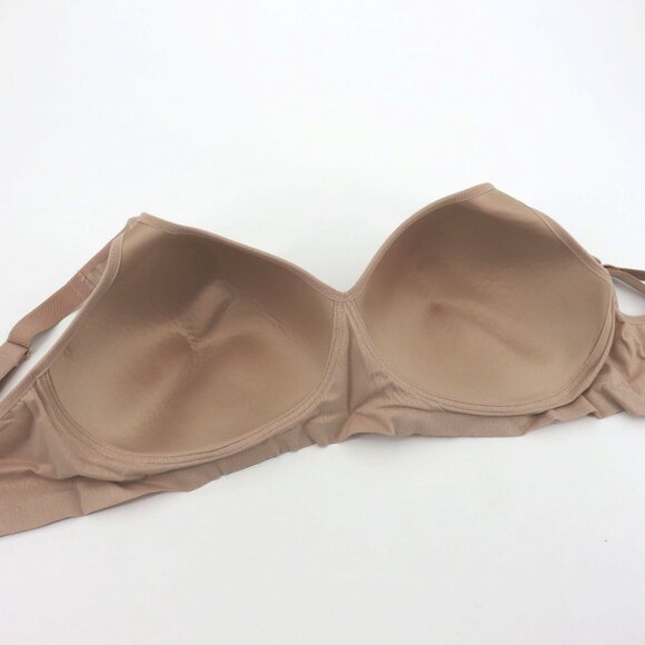 Secret Treasures 38DDD Pink Beige Perforated Light Padding Wireless Bra Bralette - Picture 7 of 14